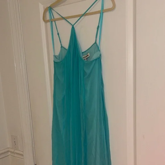 STAUD Turquoise Maxi Dress - Picture 4 of 4